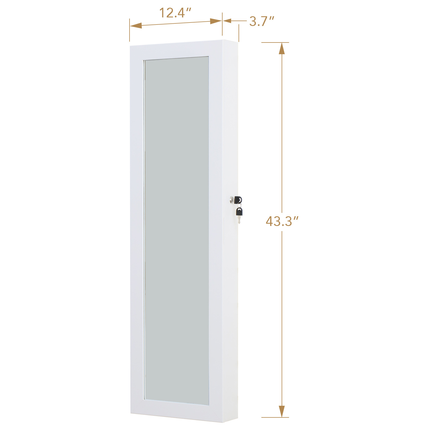 Jewelry cabinet storage mirror - Body Jewelry Manufacturers recension och pris