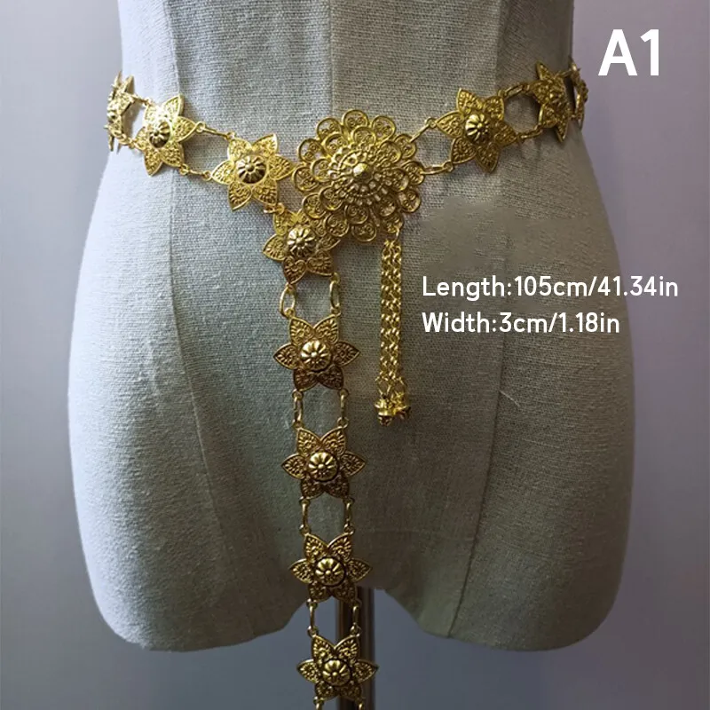 1PC Metal Thailand Waist Chain - Body Jewelry In Bulk recension och pris
