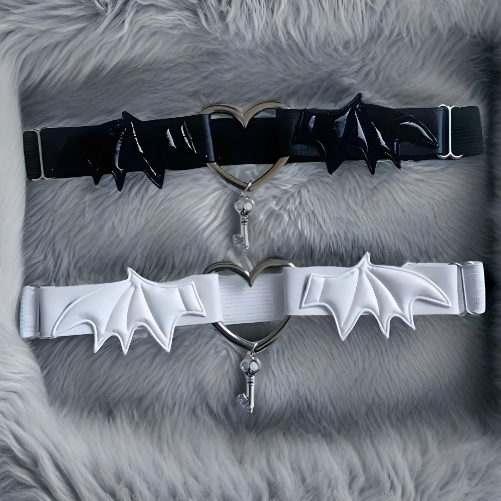Gothic Harajuku Black Heart Wi - Body Jewelry Goth recension och pris