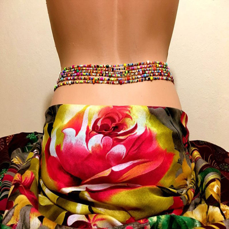Women Layered Beaded Belly Cha - Body Jewelry In Bulk recension och pris