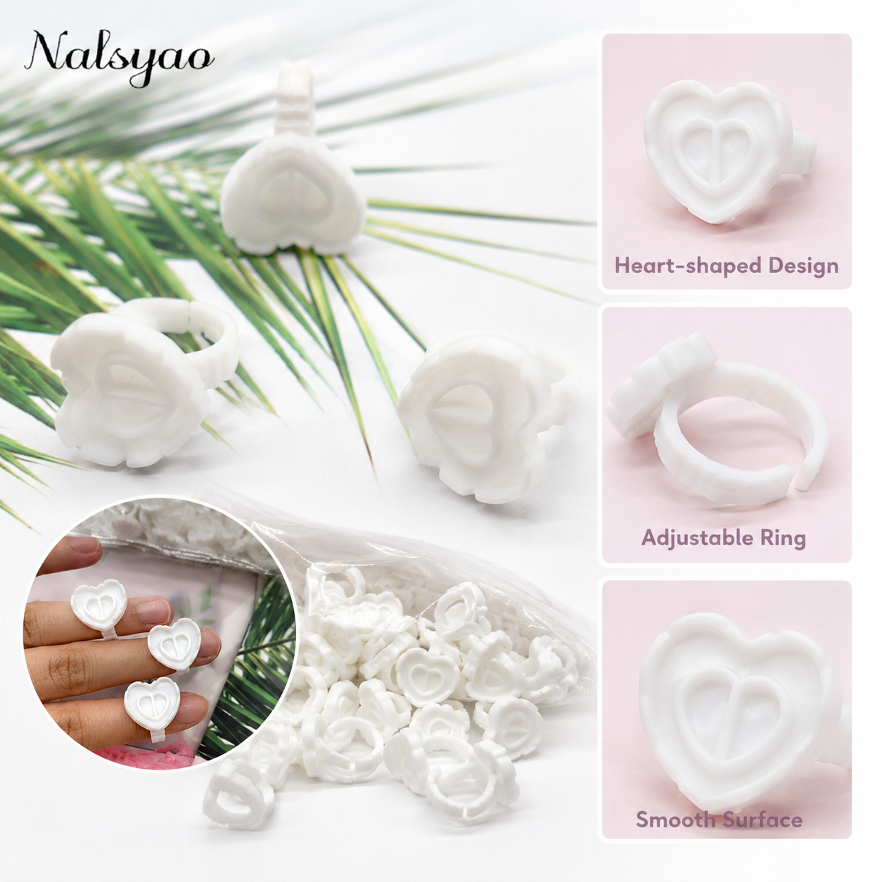 100 PCS Disposable Heart-shape - Body Jewelry Tattoo recension och pris