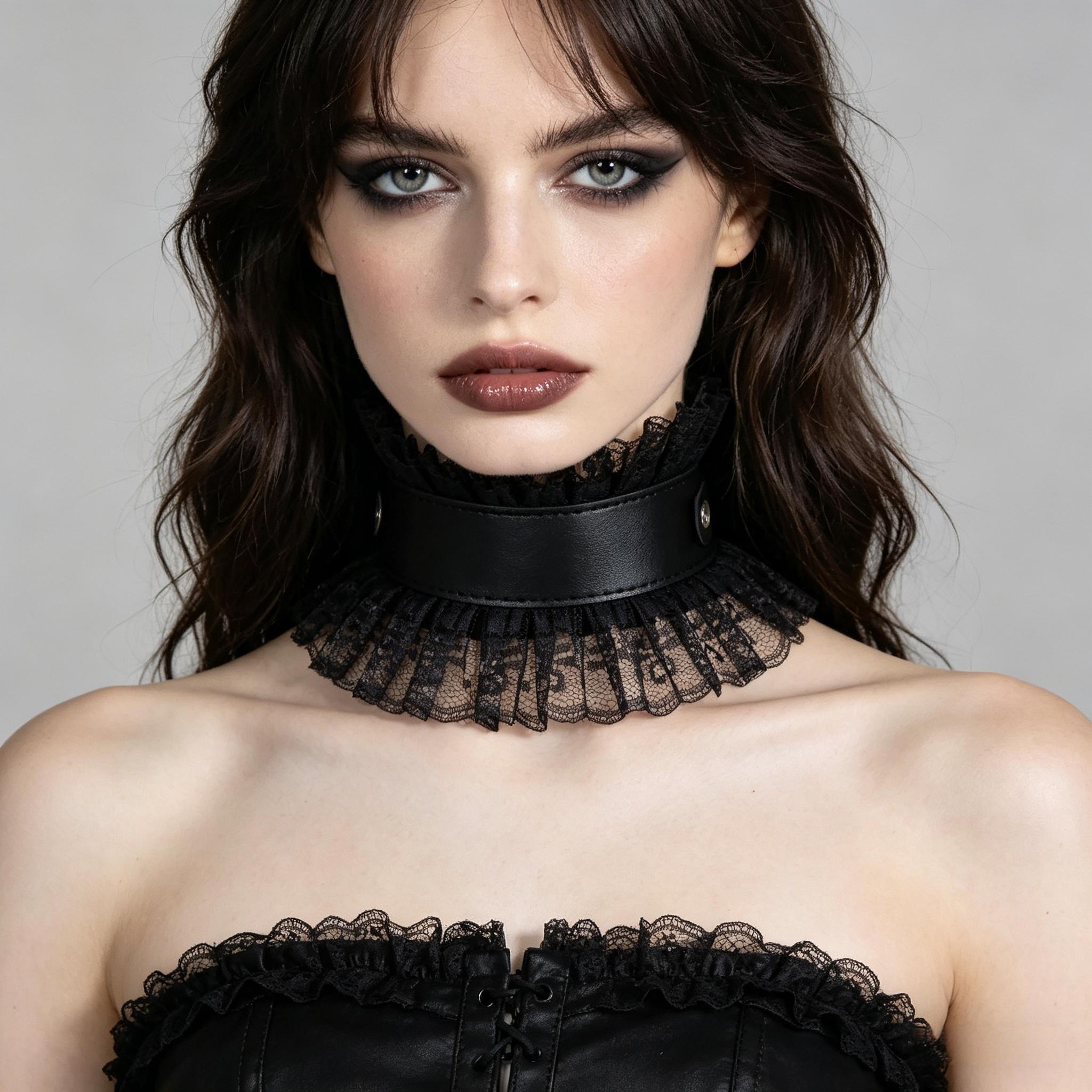 Women Vintage Fake Collar Goth - Body Jewelry Goth recension och pris