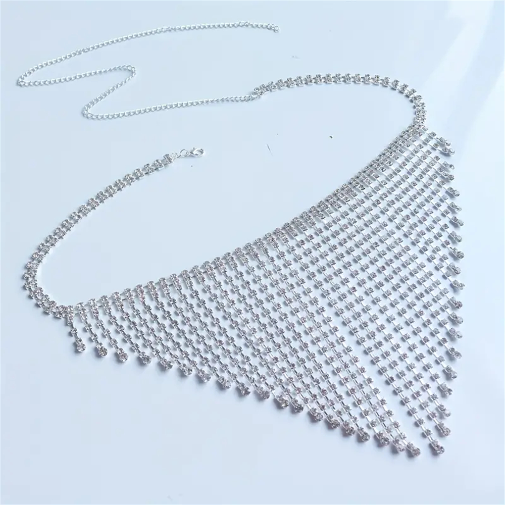 Gold Silver  Tassel Waist Chai - Body Jewelry In Bulk recension och pris