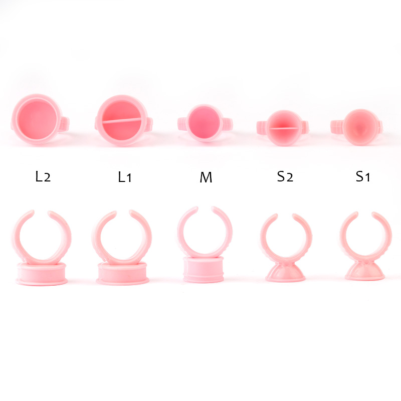 100pcs Disposable Glue Rings P - Body Jewelry Tattoo recension och pris