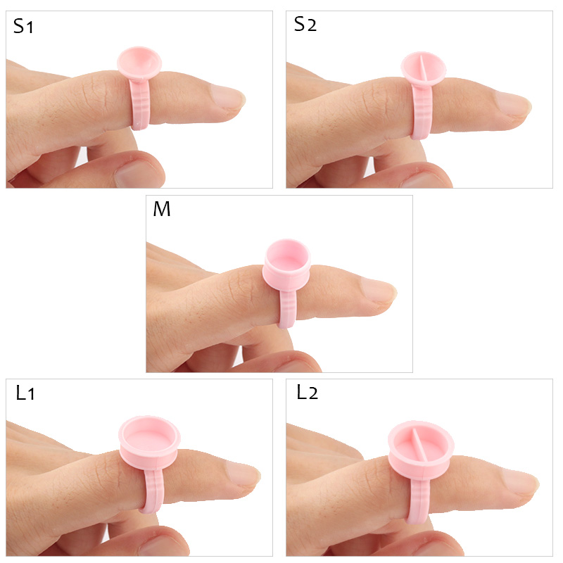 100pcs Disposable Glue Rings P - Body Jewelry Tattoo recension och pris